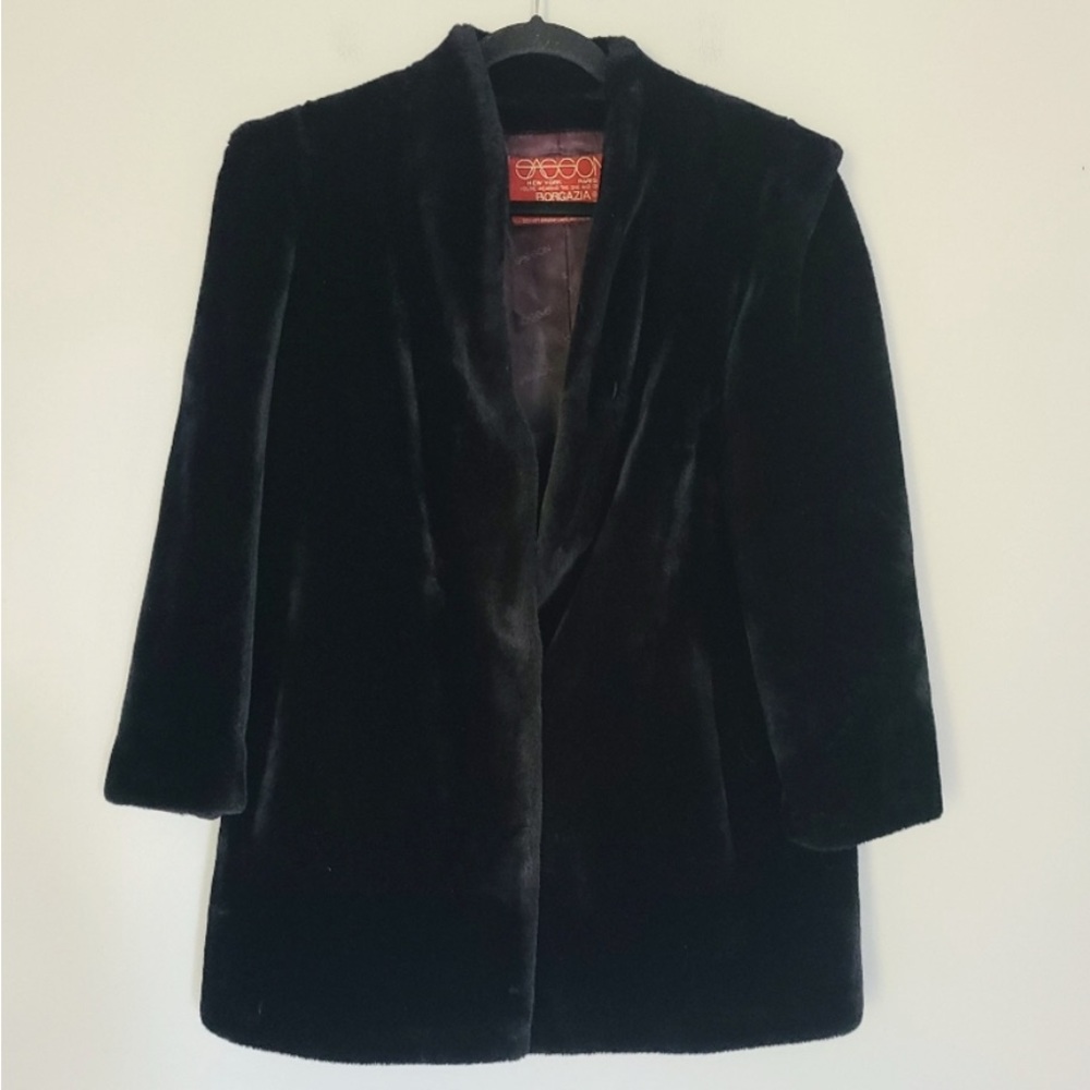 Vintage Borgazia- Cruella de ville faux fur